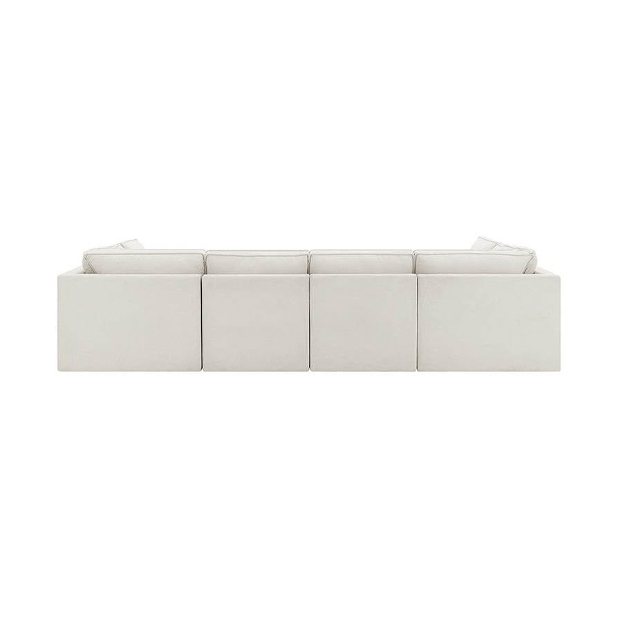 Dusklia - Brooklyn U-Shape Sofa - Ivory