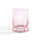 Dusklia - Brynn Scalloped Edge Glass Tumblers - Set of 4 - Pink