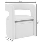 Dusklia - Bryony Accent Chair - Ecru
