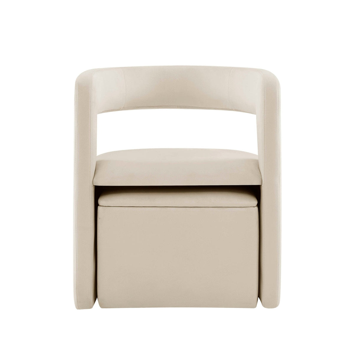 Dusklia - Bryony Accent Chair - Ecru
