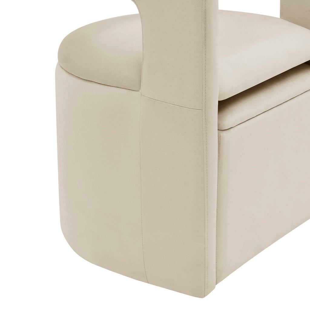 Dusklia - Bryony Accent Chair - Ecru