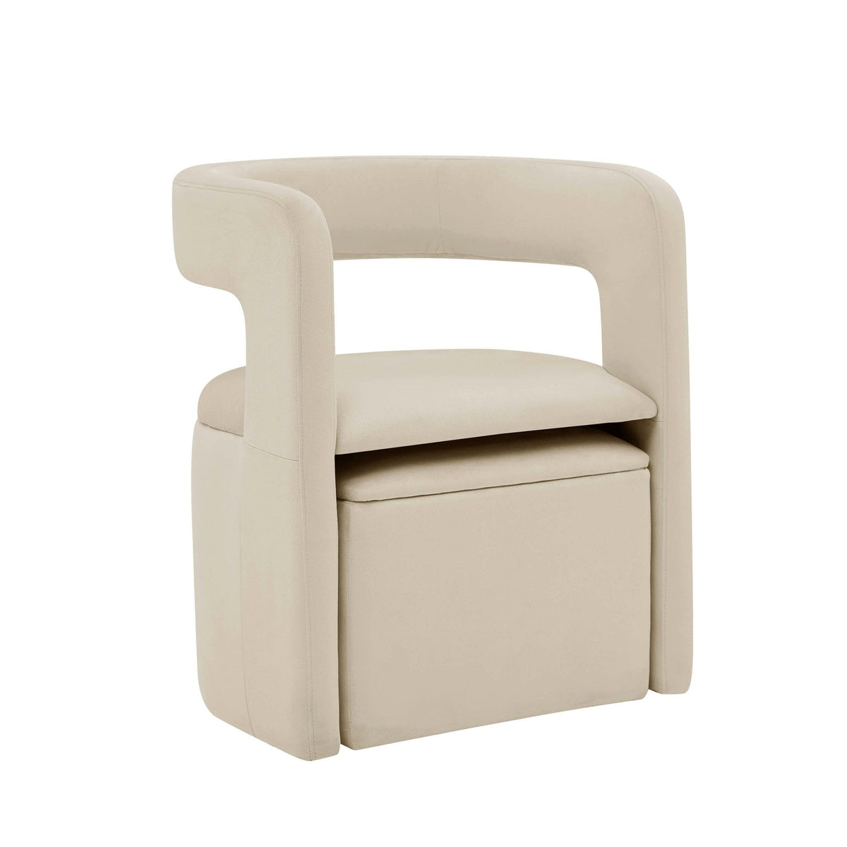 Dusklia - Bryony Accent Chair - Ecru