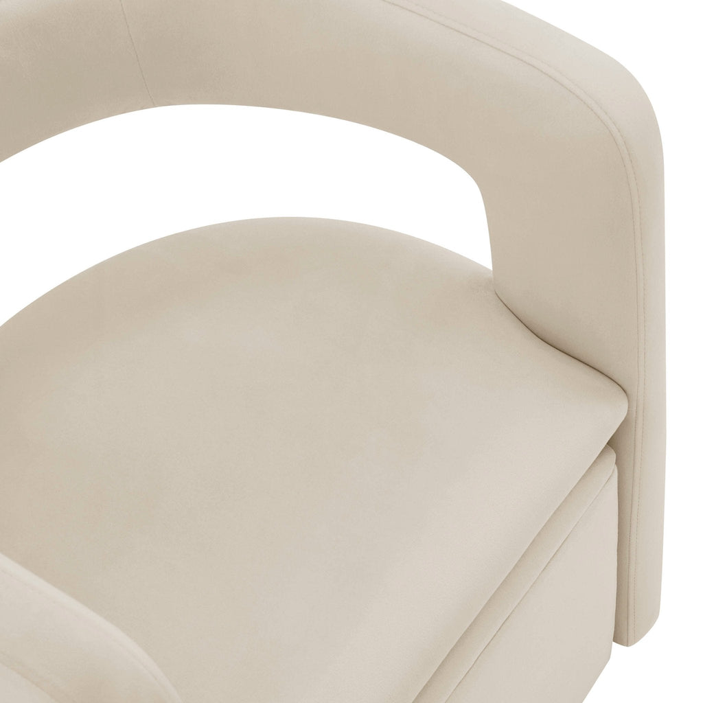 Dusklia - Bryony Accent Chair - Ecru