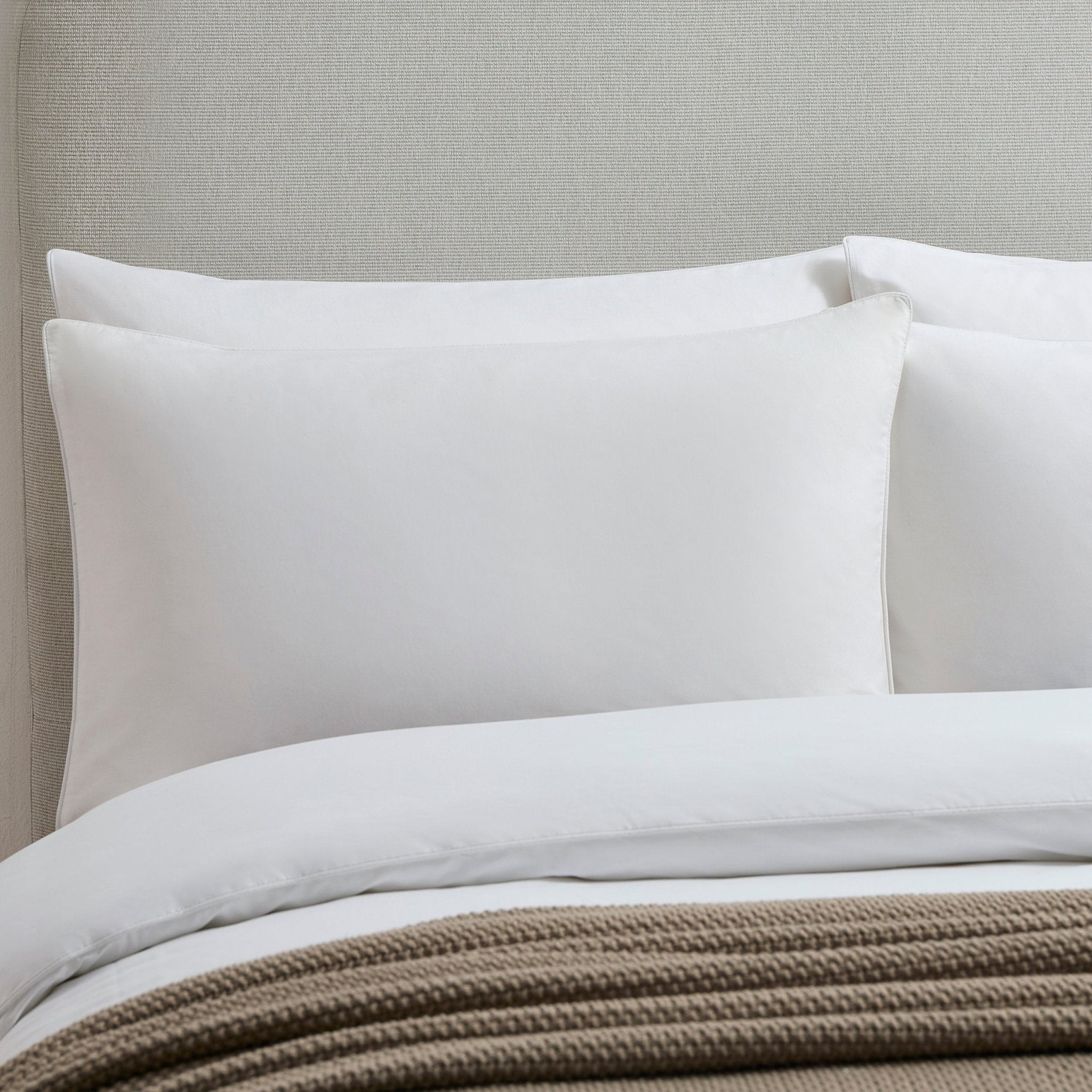 Dusklia - Cambridge 200 Thread Count Duvet Cover - Cotton - White