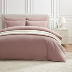 Dusklia - Cambridge 200 Thread Count Duvet Cover - Cotton - Dusky Rose