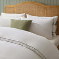 Dusklia - Cambridge with Bows 200 Thread Count Duvet Cover - Sage