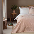 Dusklia - Cannes Matelassé Bedspread - Ballet Slipper