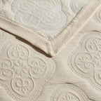 Dusklia - Cannes Matelassé Bedspread - Wheat