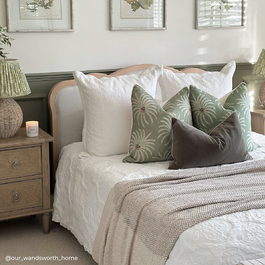 Dusklia - Cannes Matelassé Bedspread - White