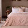 Dusklia - Cannes Matelassé Cushion Cover - Ballet Slipper