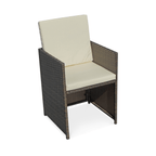 Dusklia - Cannes Outdoor 8-Seater Dining Set - Brown