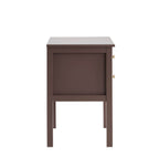 Dusklia - Carolina 2 Drawer Bedside Table - Mocha