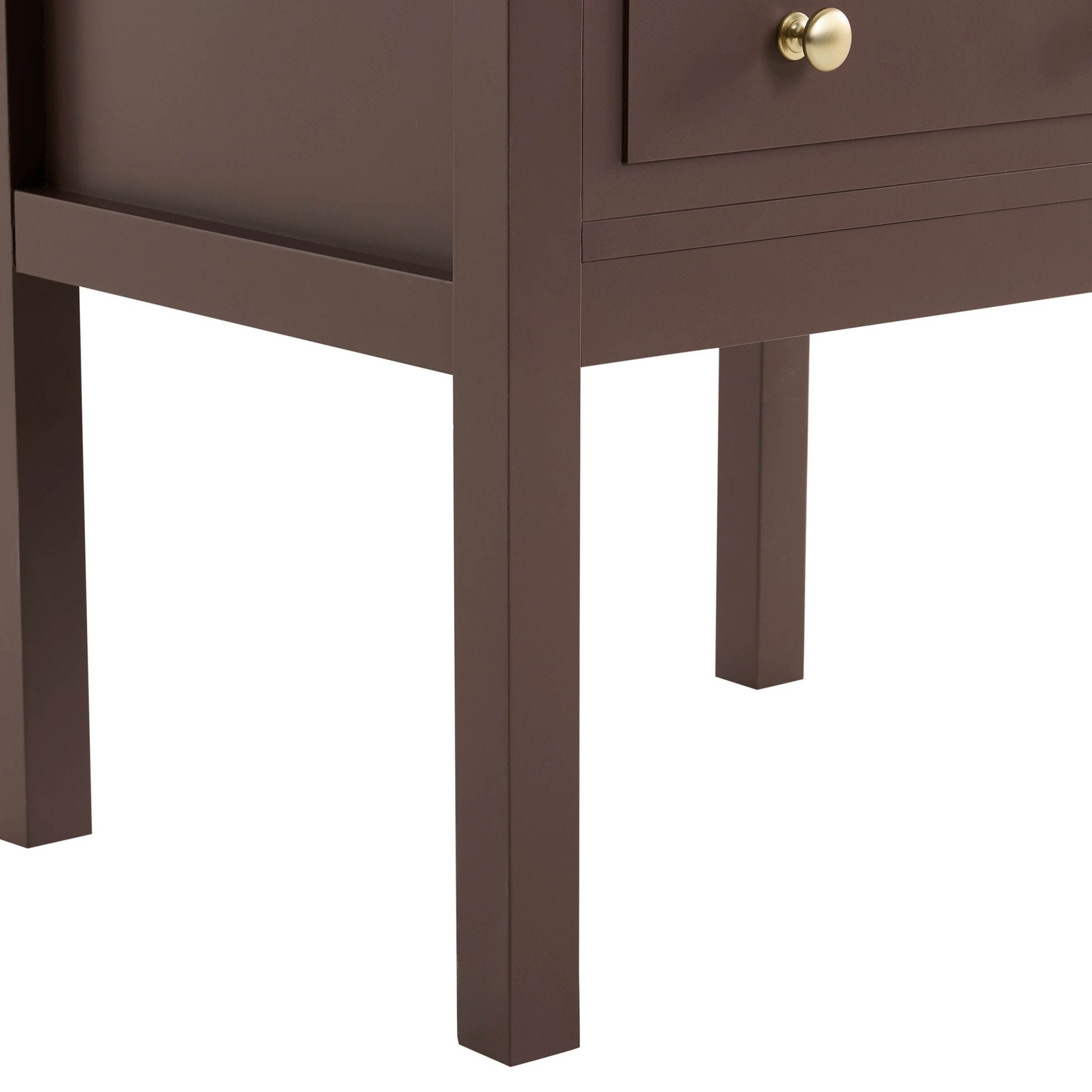 Dusklia - Carolina 2 Drawer Bedside Table - Mocha