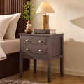Dusklia - Carolina 2 Drawer Bedside Table - Mocha