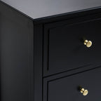 Dusklia - Carolina 5 Drawer Chest - Black