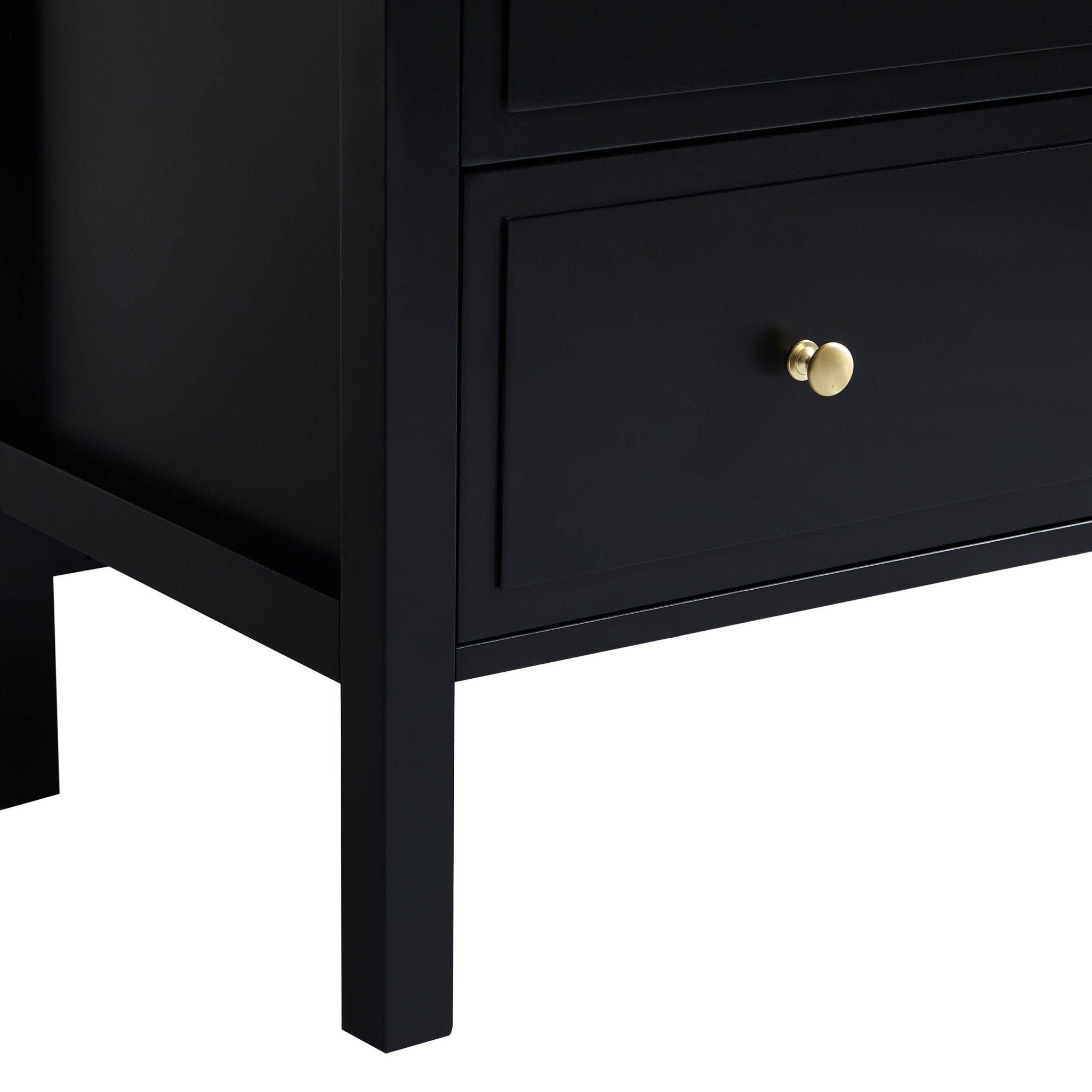 Dusklia - Carolina 5 Drawer Chest - Black