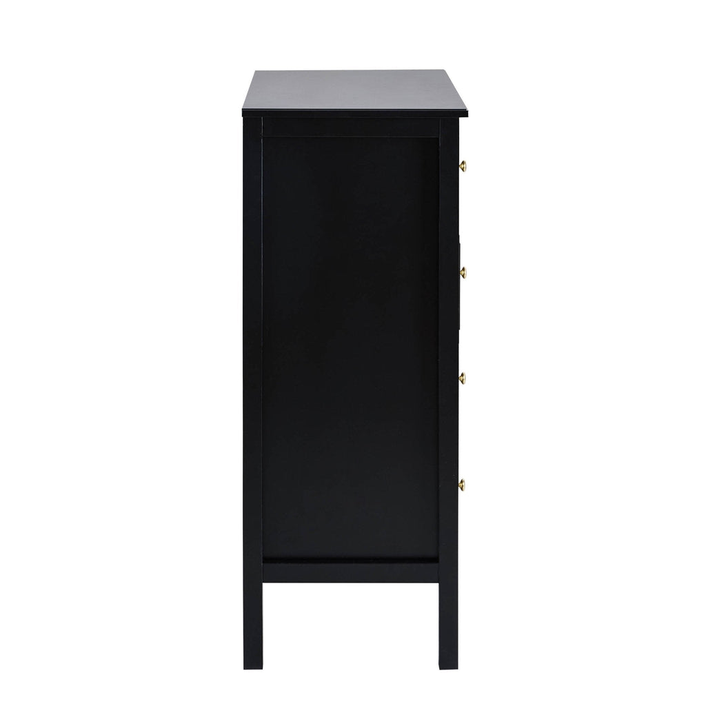 Dusklia - Carolina 5 Drawer Chest - Black