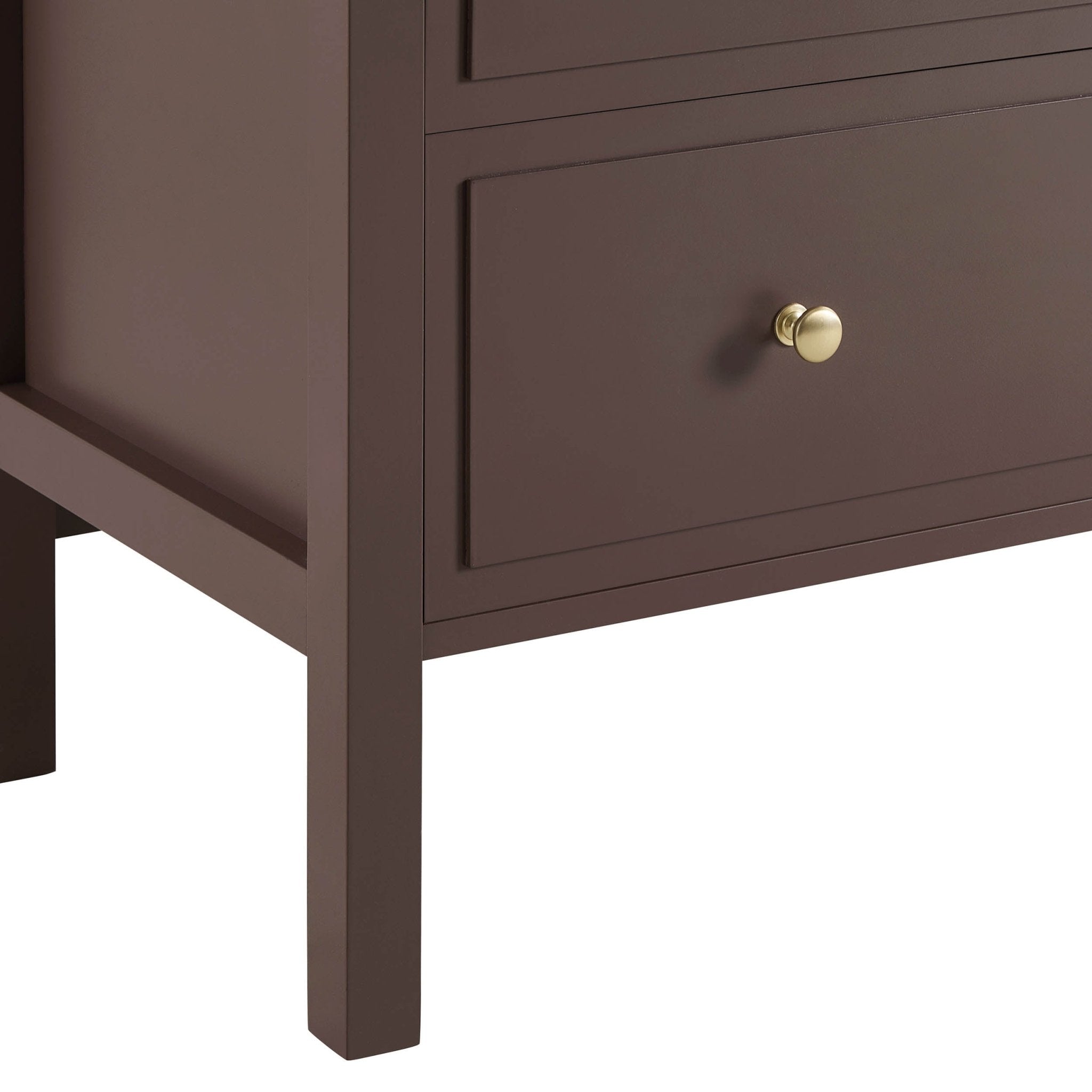 Dusklia - Carolina 5 Drawer Chest - Mocha