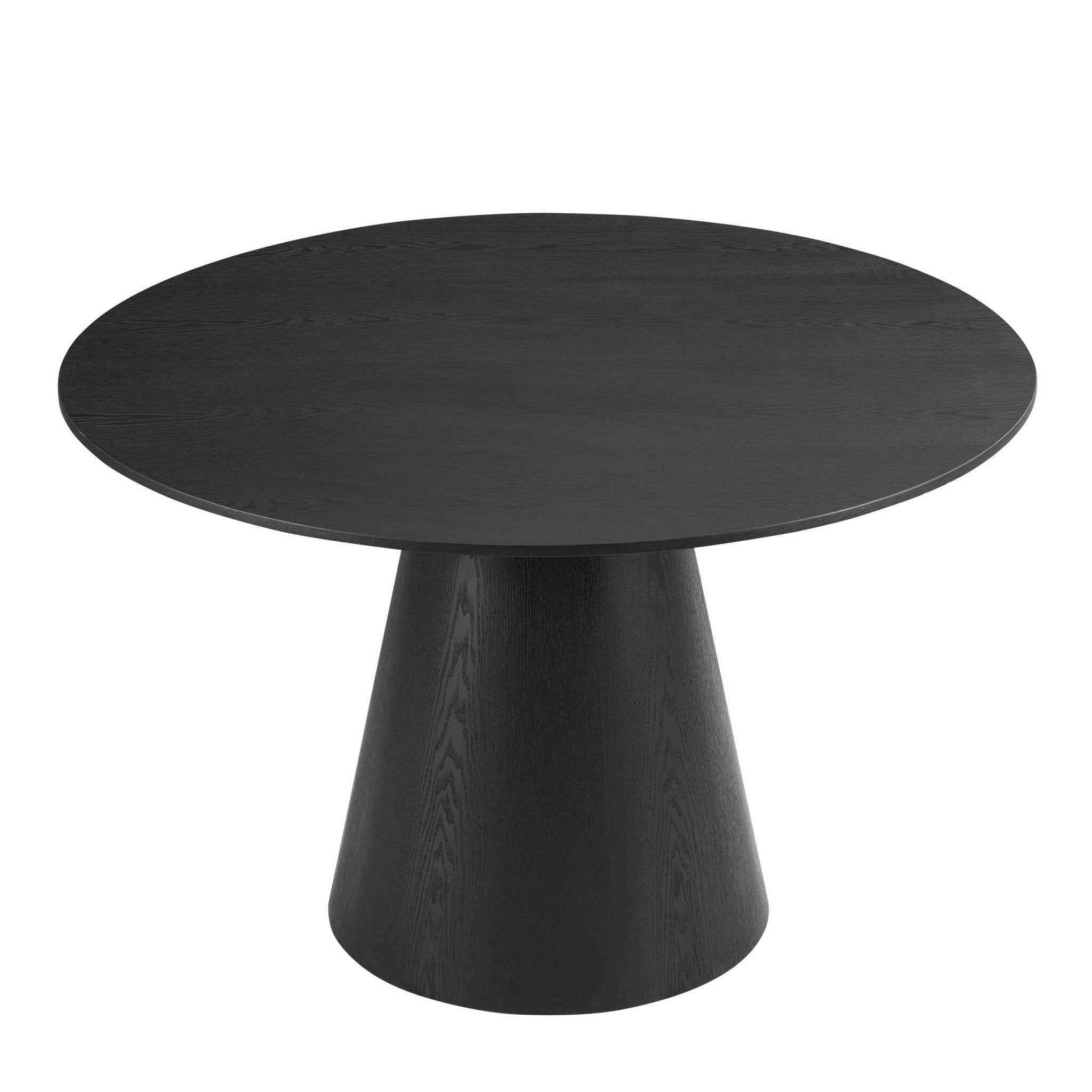 Dusklia - Cassie 4-6 Seater Dining Table - Black Wood