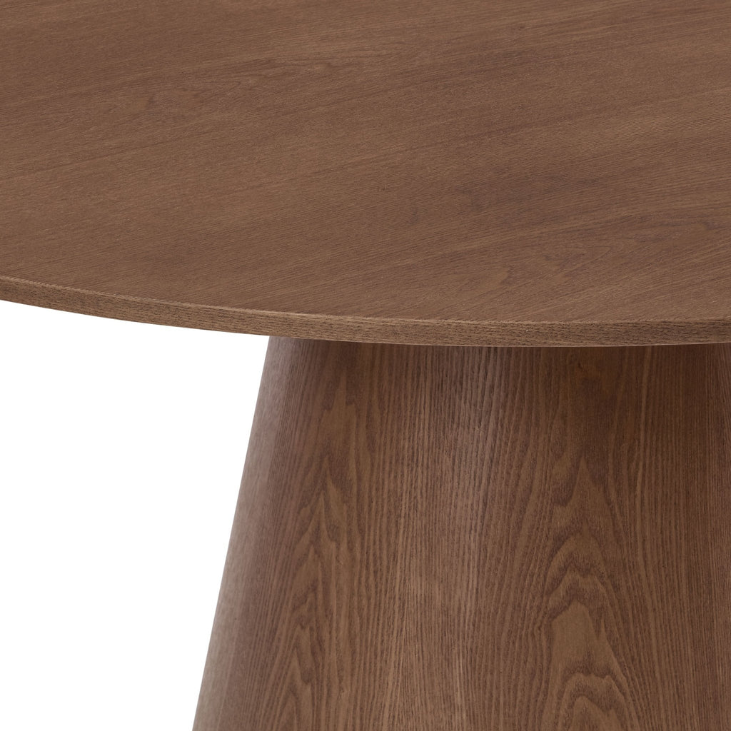 Dusklia - Cassie 4-6 Seater Dining Table - Mid Wood
