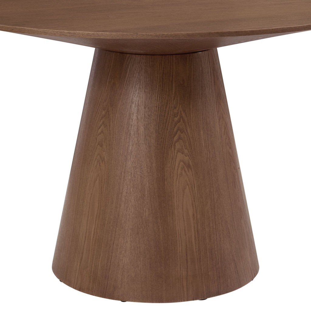Dusklia - Cassie 4-6 Seater Dining Table - Mid Wood