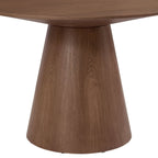 Dusklia - Cassie 4-6 Seater Dining Table - Mid Wood
