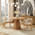 Dusklia - Cassie 4-6 Seater Dining Table - Natural Wood