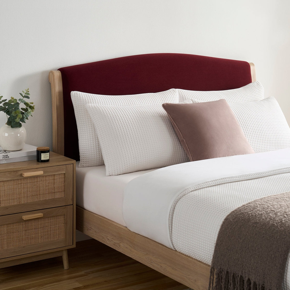 Dusklia - Chambery Bed Frame - Berry