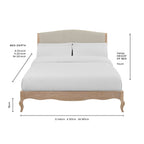 Dusklia - Chambery Bed Frame - Berry