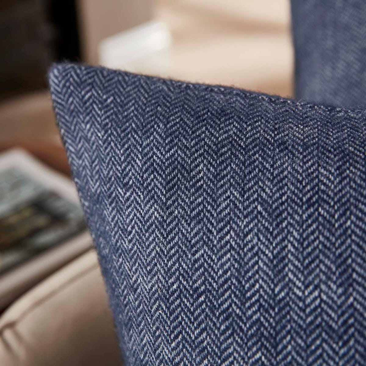 Dusklia - Chamonix Sofa Cushion Cover - Navy