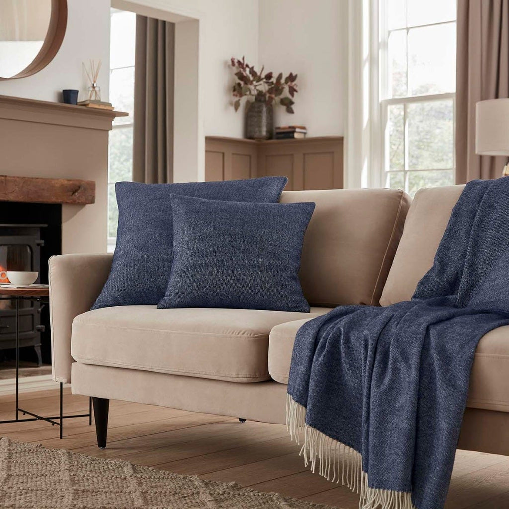 Dusklia - Chamonix Sofa Cushion Cover - Navy