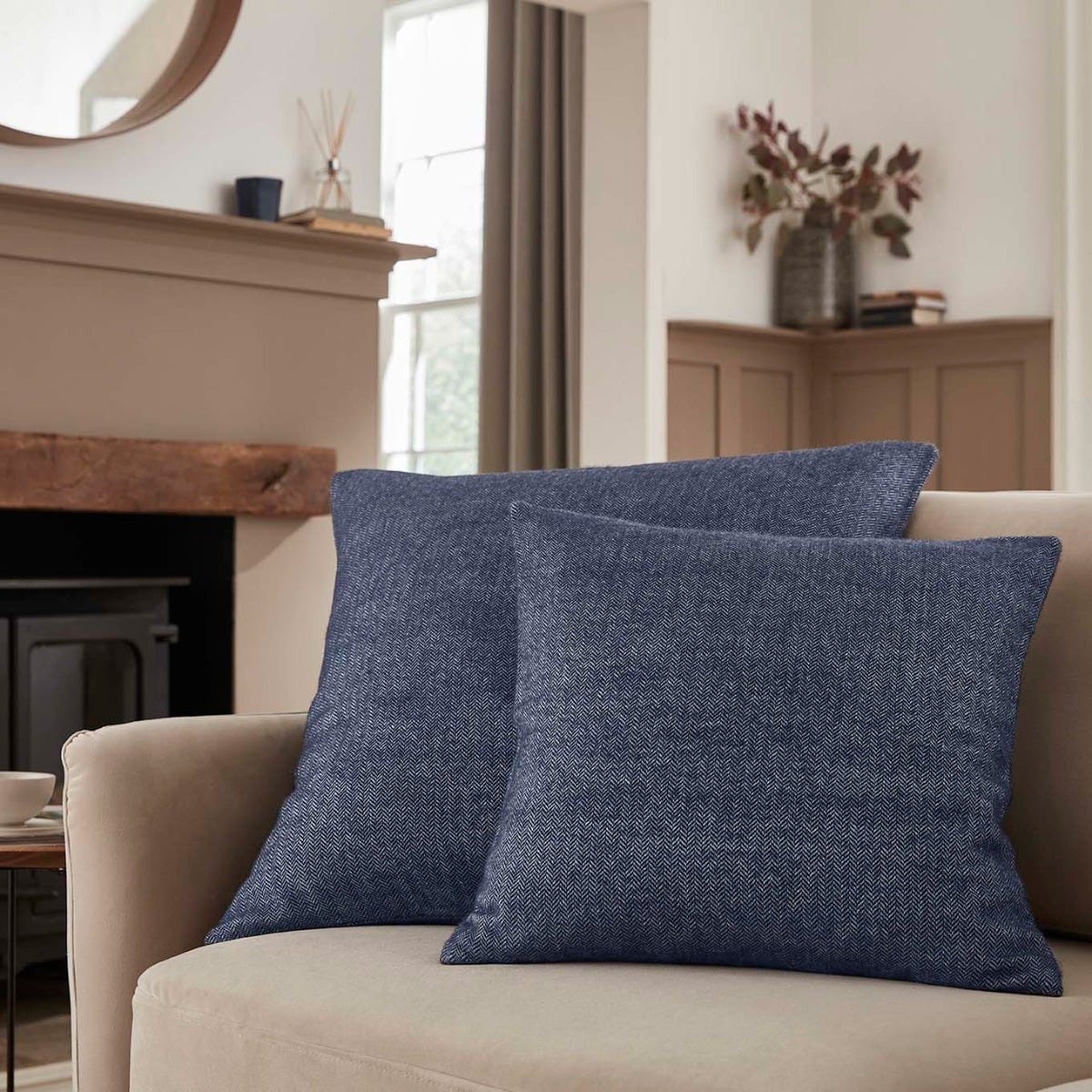 Dusklia - Chamonix Sofa Cushion Cover - Navy