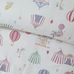 Dusklia - Charlie 100% Cotton Circus Print Duvet Cover Set