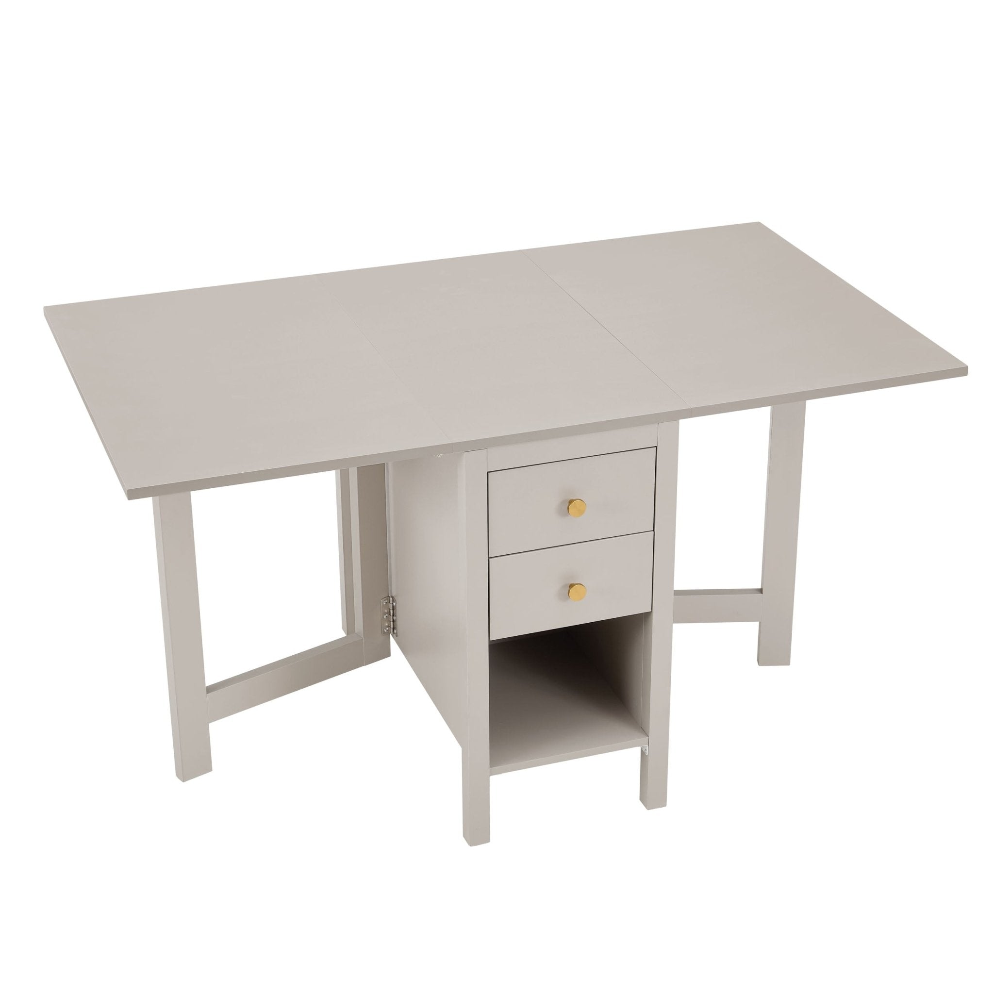 Dusklia - Charlie 2-4 Seater Folding Dining Table - Taupe