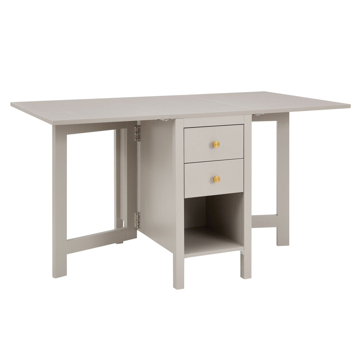 Dusklia - Charlie 2-4 Seater Folding Dining Table - Taupe