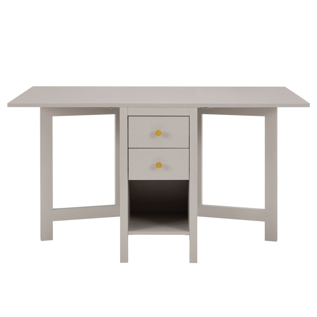 Dusklia - Charlie 2-4 Seater Folding Dining Table - Taupe