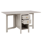 Dusklia - Charlie 2-4 Seater Folding Dining Table - Taupe
