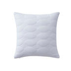 Dusklia - Charlotte Geometric Embroidered Cushion Cover - White