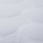 Dusklia - Charlotte Geometric Embroidered Cushion Cover - White