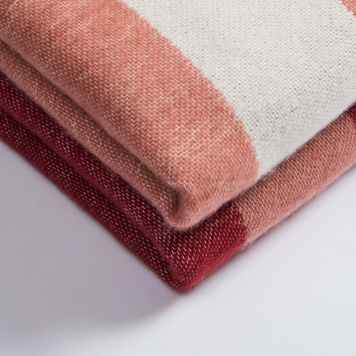 Dusklia - Checkerboard Sofa Throw - Pink/ Yellow