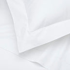 Dusklia - Chelsea 200 Thread Count Duvet Cover - Cotton - White