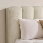 Dusklia - Cheshire Boucle Ottoman Storage Bed - Off White