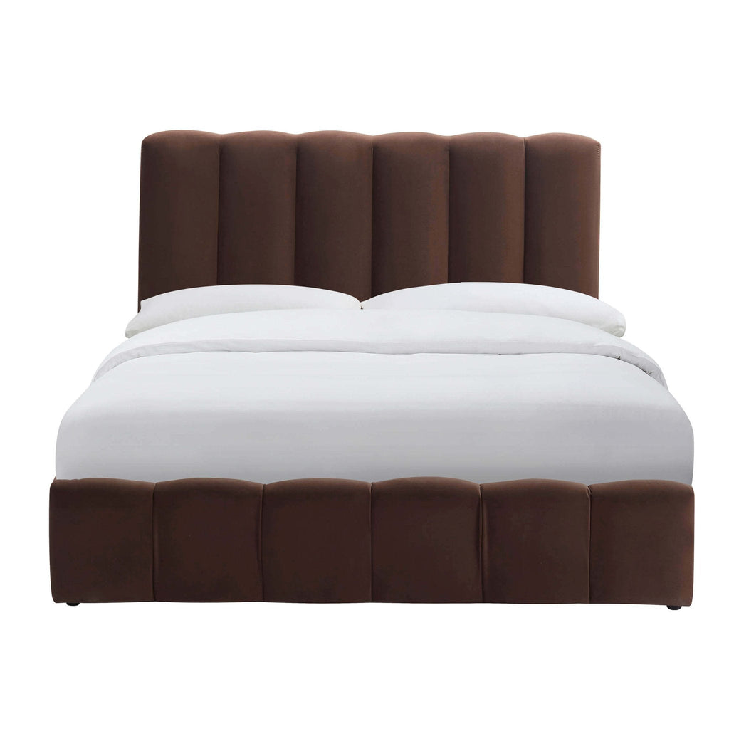Dusklia - Cheshire Ottoman Storage Bed - Cappuccino