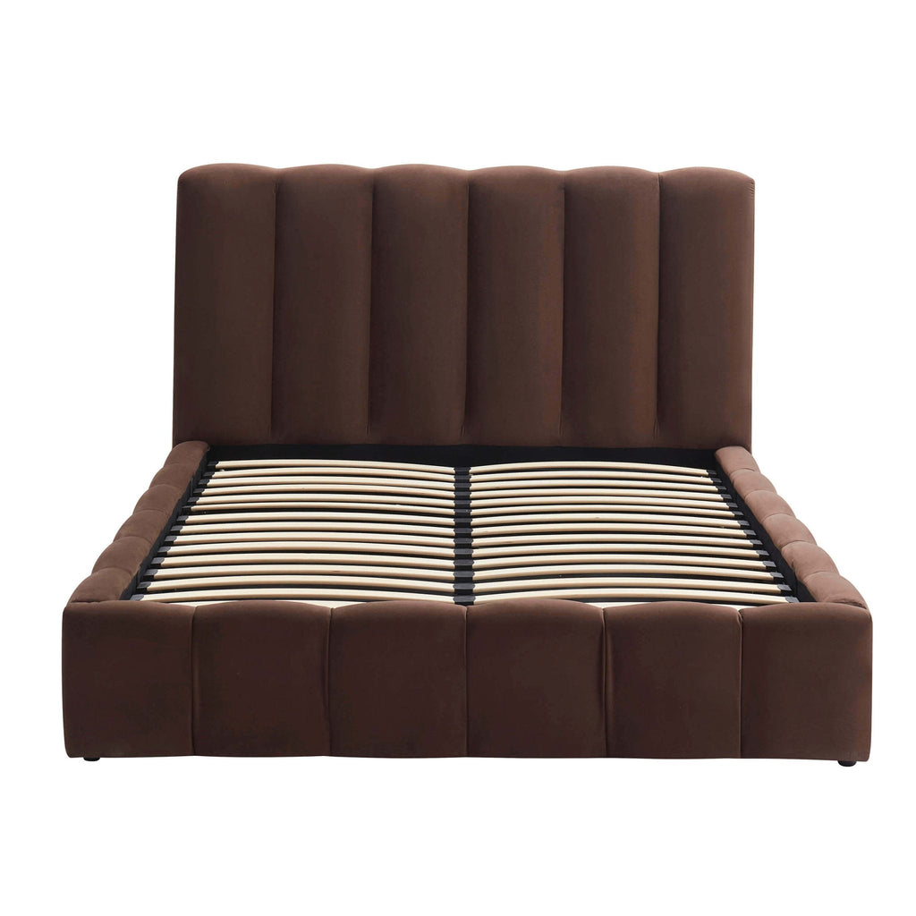 Dusklia - Cheshire Ottoman Storage Bed - Cappuccino