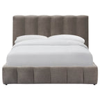 Dusklia - Cheshire Ottoman Storage Bed - Chenille Mushroom