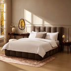 Dusklia - Cheshire Ottoman Storage Bed - Chenille Mushroom