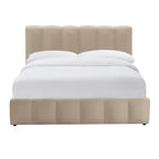 Dusklia - Cheshire Ottoman Storage Bed - Chenille Oatmeal
