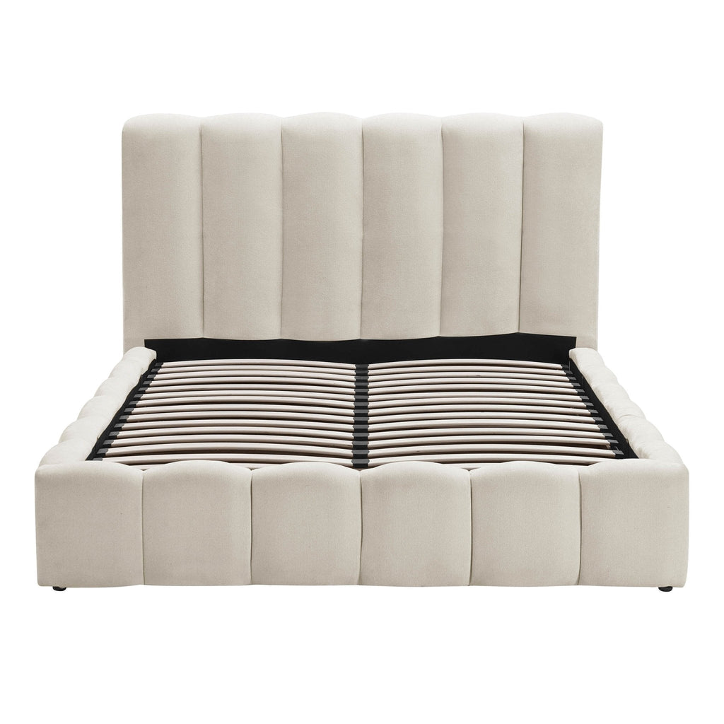 Dusklia - Cheshire Ottoman Storage Bed - Ivory