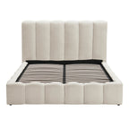 Dusklia - Cheshire Ottoman Storage Bed - Ivory