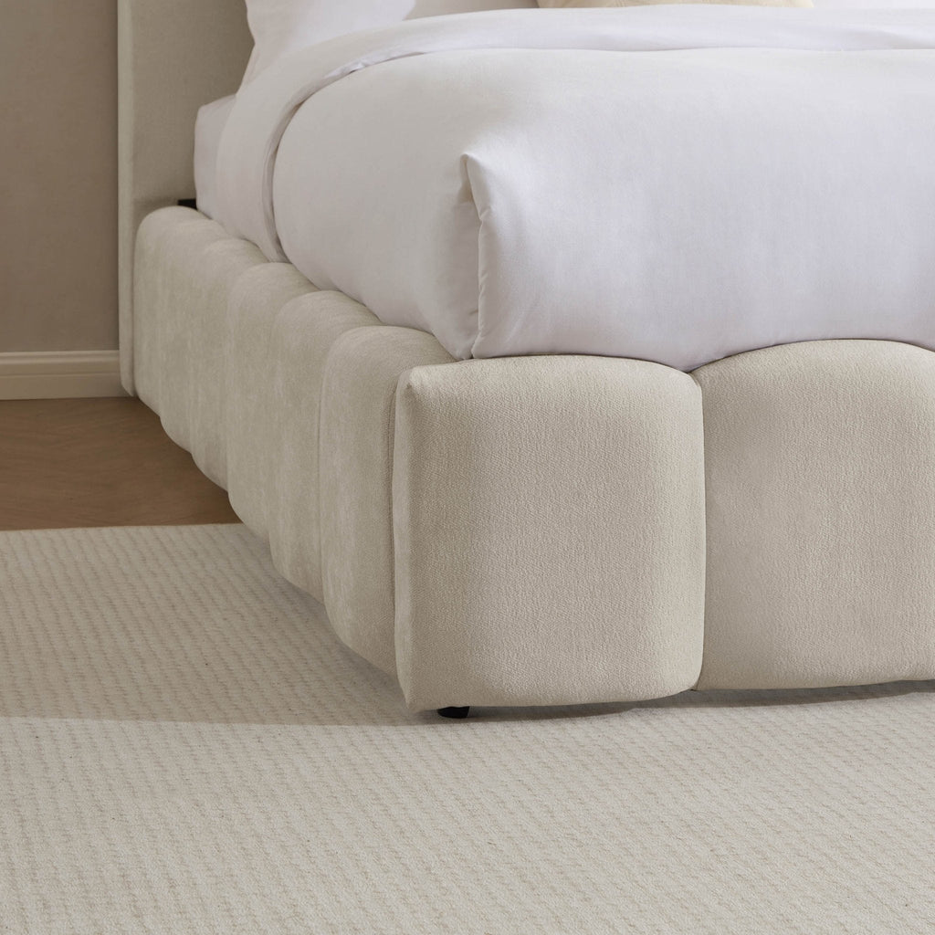 Dusklia - Cheshire Ottoman Storage Bed - Ivory